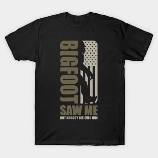 Bigfoot American flag T-Shirt